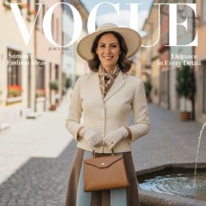 Fashion Journal Cover - Generated